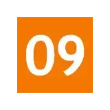Number 09 Block