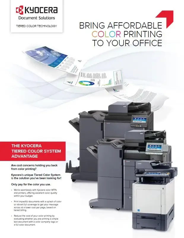 Kyocera, Software, Cost Control And Security, Tiered Color Monitor, Mega Business Systems