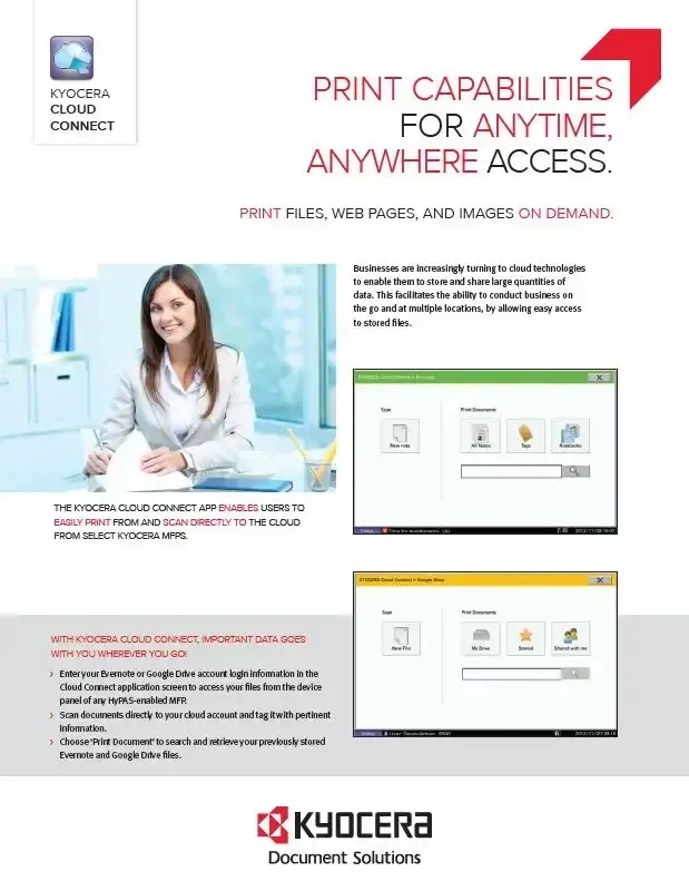 Kyocera, Software, Mobile, Cloud, Kyocera Cloud Connect, Mega Business Systems